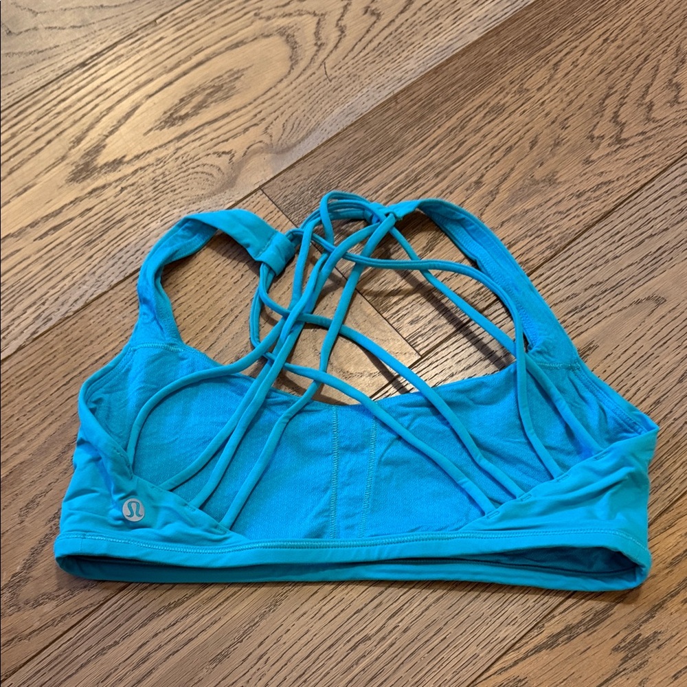 lululemon athletica Turquoise Strappy Sports Bra